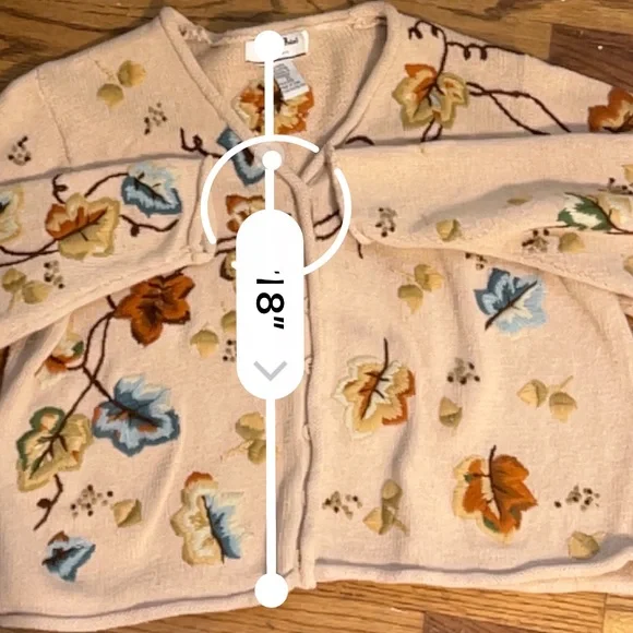 Vintage Embroidered Cardigan - PL - Picture 8 of 9